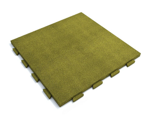 Резиновая плитка 1000x1000x40мм (ласточкин хвост)